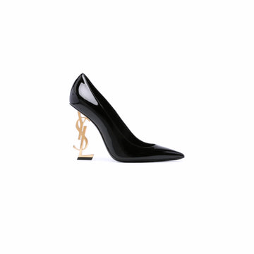 “Stylish Pointed-Toe High-Heel Pumps – Gloss Leather Look”